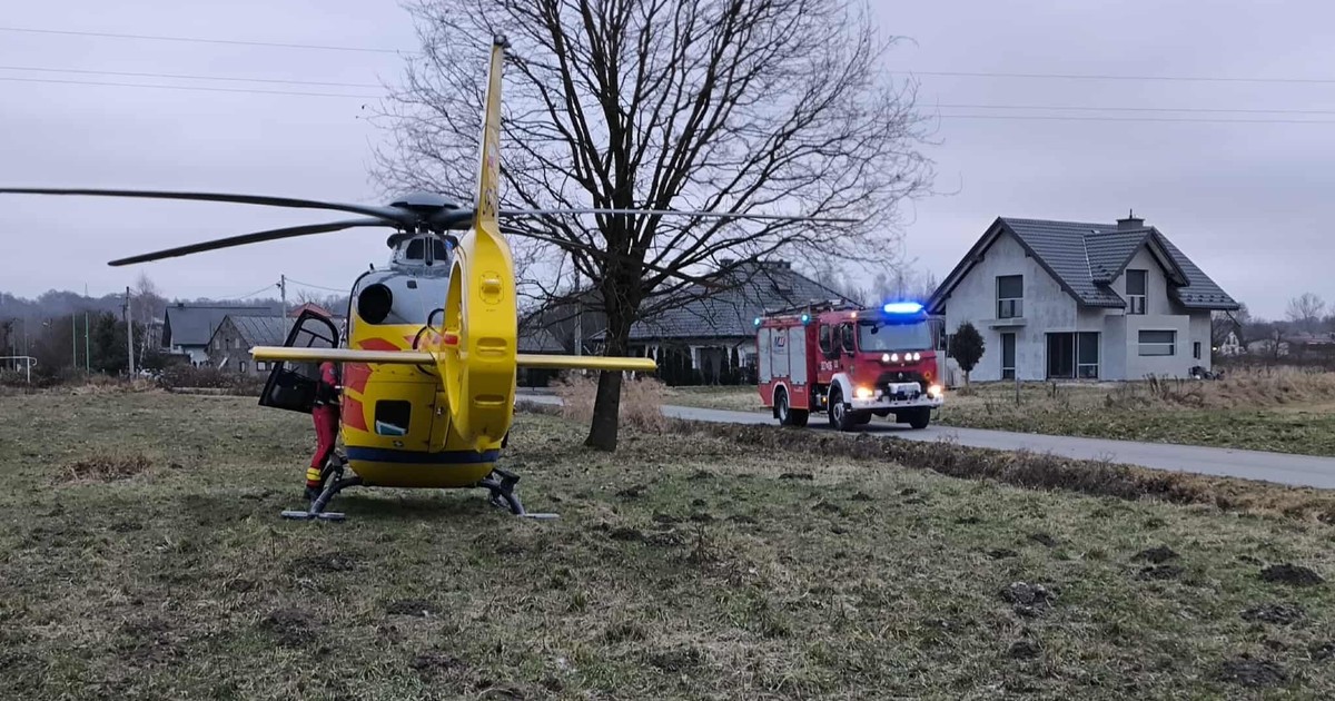 Niespokojna Wigilia w Małopolsce. Lądował śmigłowiec LPR