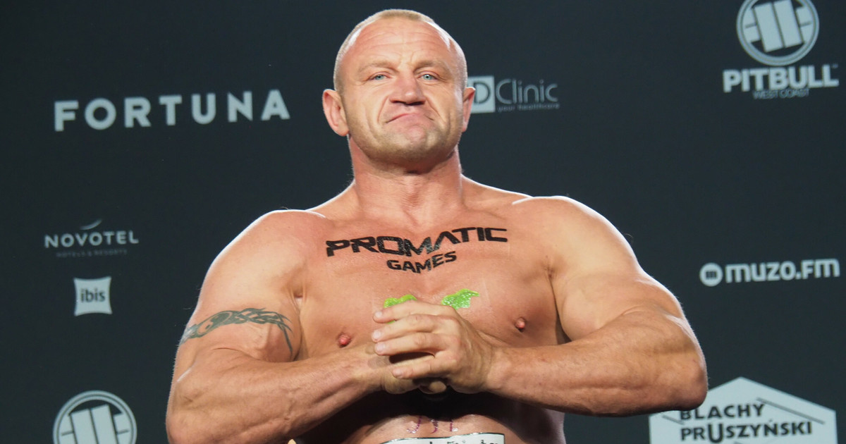 Pudzianowski responde con sarcasmo.  «Iré al frente y defenderé al país»