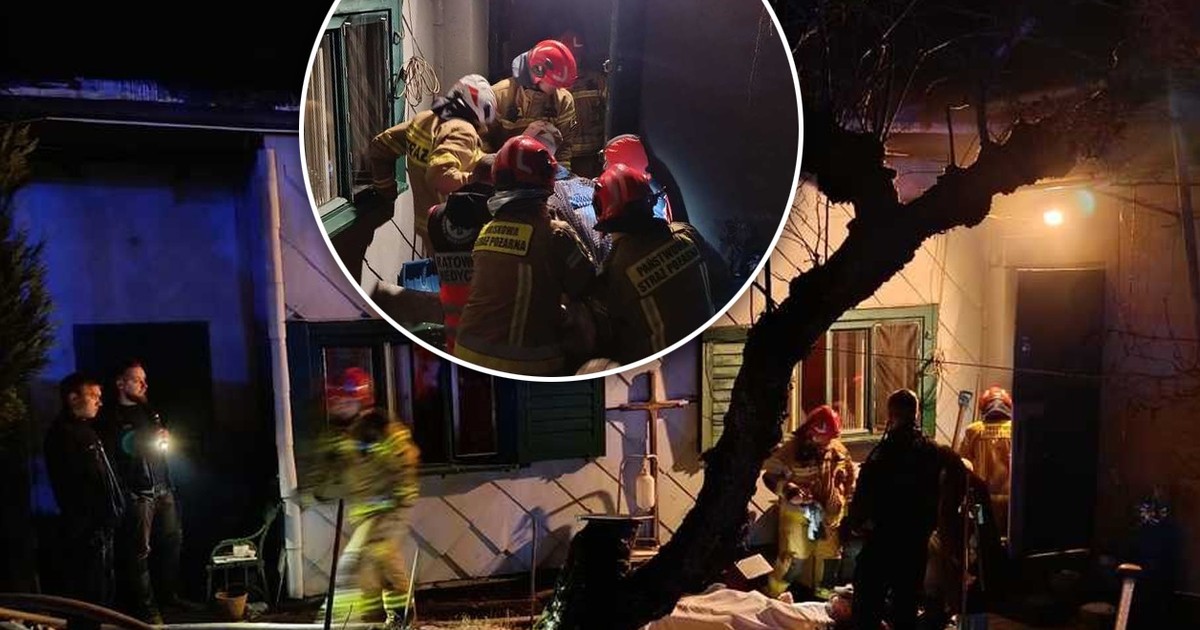 Dom stanął w płomieniach, w środku było starsze małżeństwo. Bez wahania rzucili się w ogień