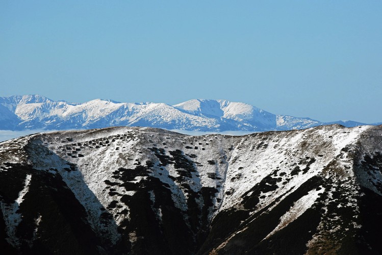 Śnieg zasypał Tatry