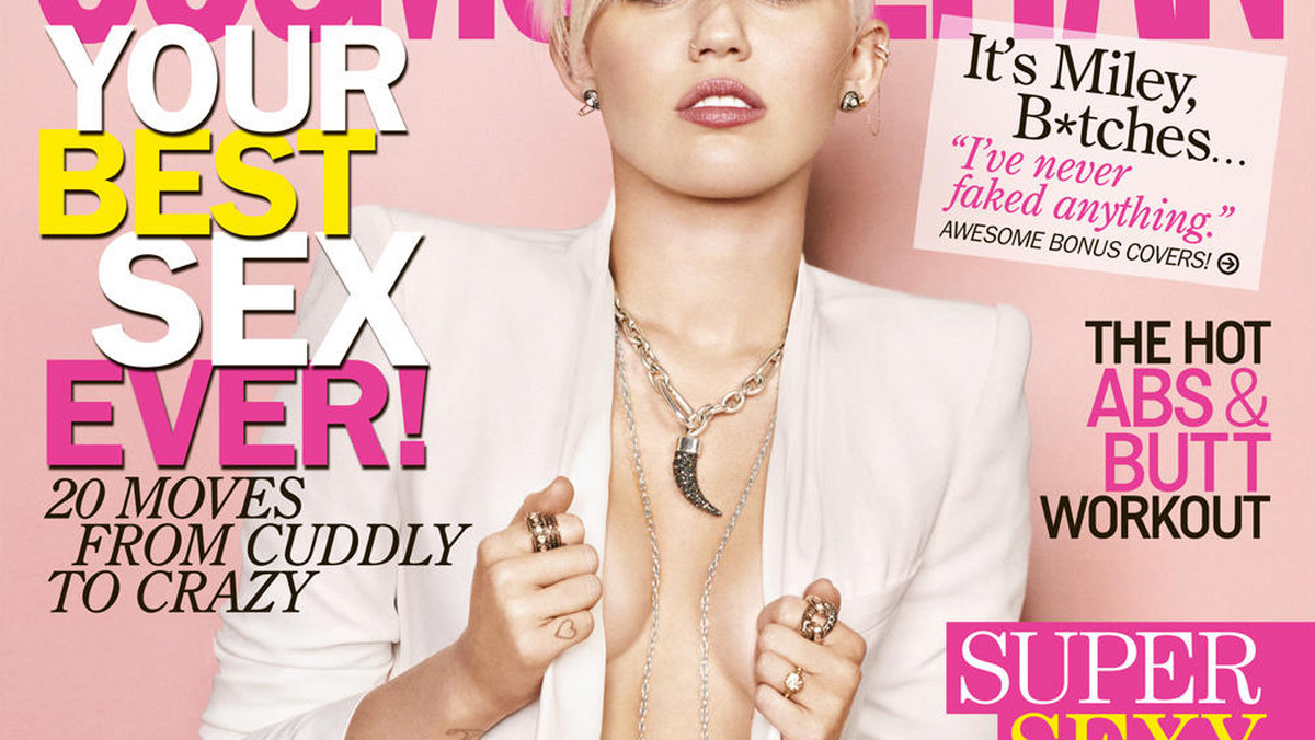 Niedawno do sieci wyciekła okładka nowego numeru magazynu "Cosmopolitan", w którym Miley Cyrus pojawia się bez stanika. Jak na ironię, w wywiadzie, który trafił do numeru 20-letnia gwiazdka Disneya przyznaje, że jest zadowolona z przecieków na jej temat, które od czasu do czasu pojawiają się w internecie.