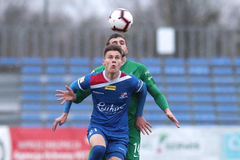 Pilka nozna. Fortuna I liga. Podbeskidzie Bielsko-Biala - Bytovia Bytow. 16.03.2019