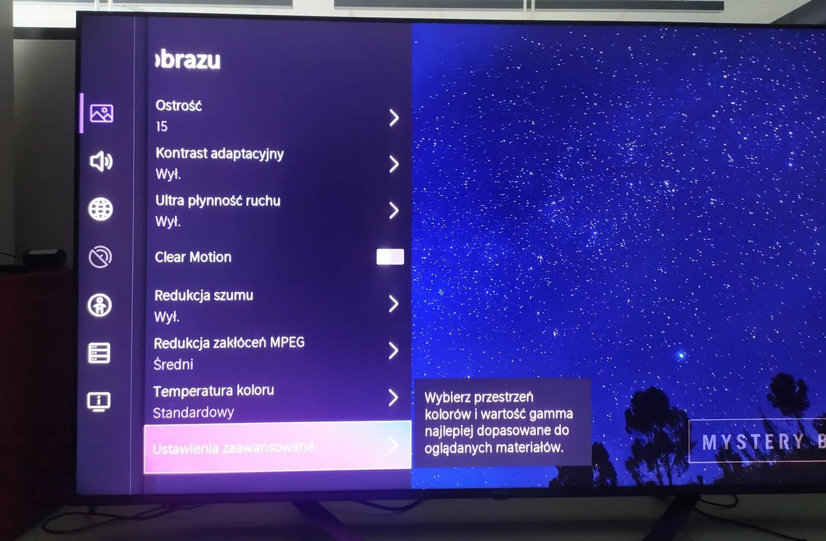 Telewizor HiSense U7HQ — system VIDAA