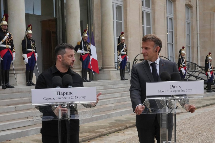 Emanuel Makron Volodimir Zelenski