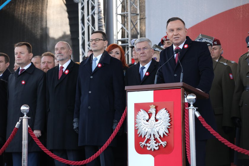 Uroczystości na placu Piłsudskiego