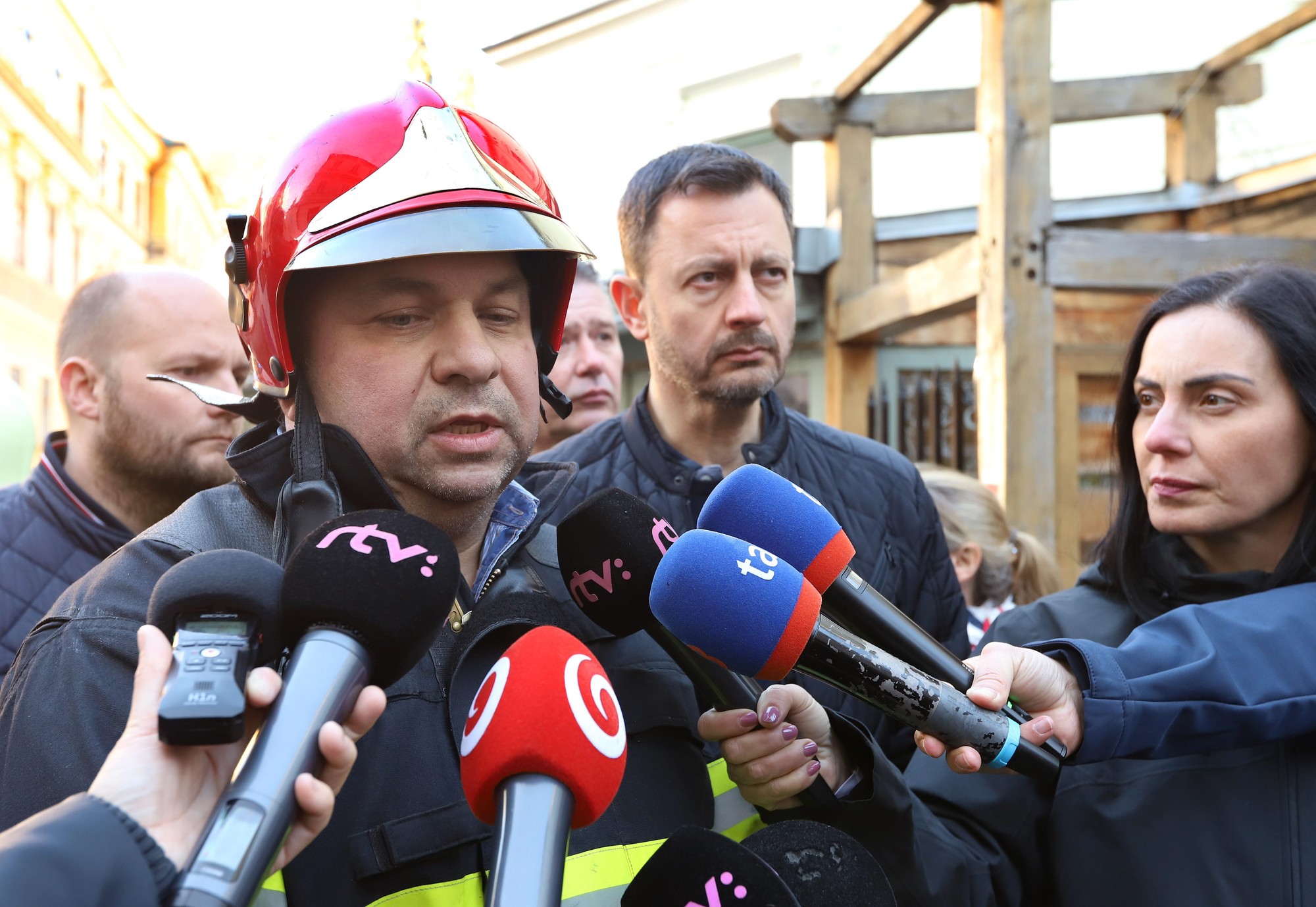 Prezident Hasičského a záchranného zboru (HaZZ) Pavol Mikulášek