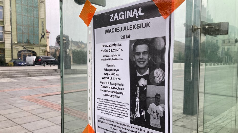 Policja nadal szuka zaginionego Macieja Aleksiuka