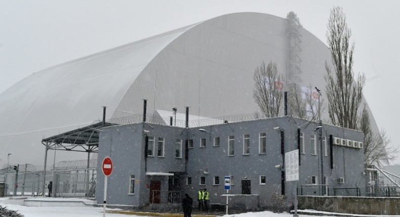 Chernobyl's New Safe Confinement was edged into place over an existing crumbling dome that the Soviets built in haste when disaster struck in 1986