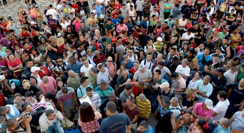 A top Panamanian official said Cuban migrants, pictured, must leave Panama now following US President Barack Obama announcement of a decade-old US policy change on January 12, 2017