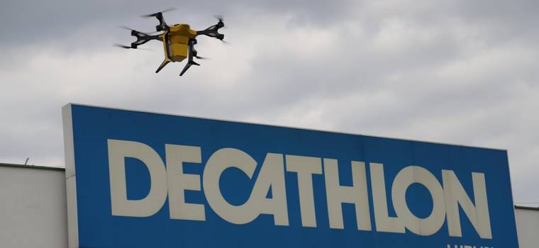 W Lublinie rusza program pilotażowy. Drony będą pracować dla sieci Decathlon