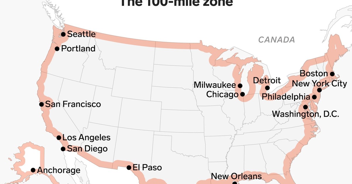 Trump deployed border agents to Portland and Seattle. This map shows ...