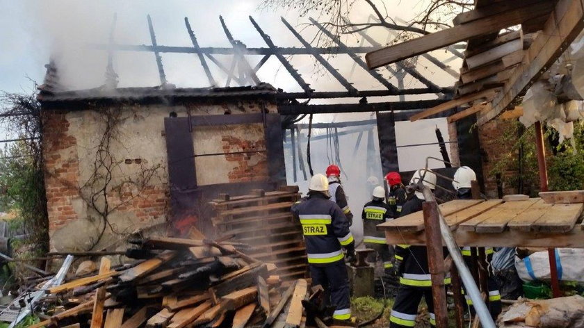 Wielki pożar stodoły. Straty na 100 tys. zł