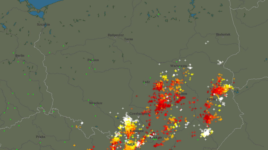 Front burzowy w całej Polsce 24.06