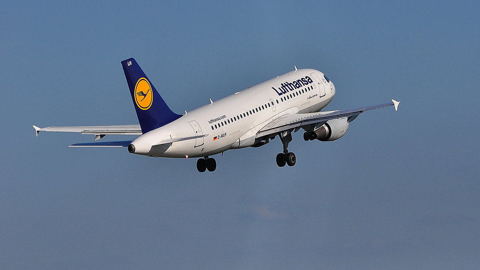 Samolot linii lotniczych Lufthansa 