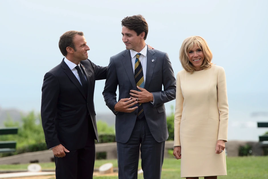 Emanuel Brižit Makron Džastin Trudo Tanjug AP