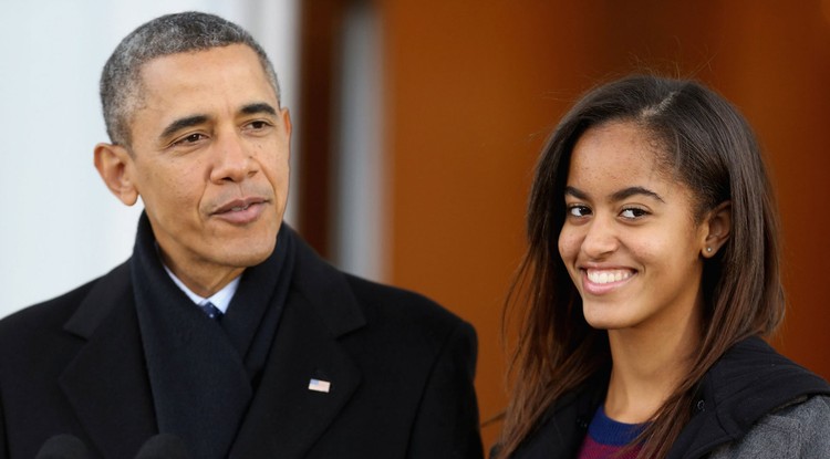 Barack Obama & Malia Obama