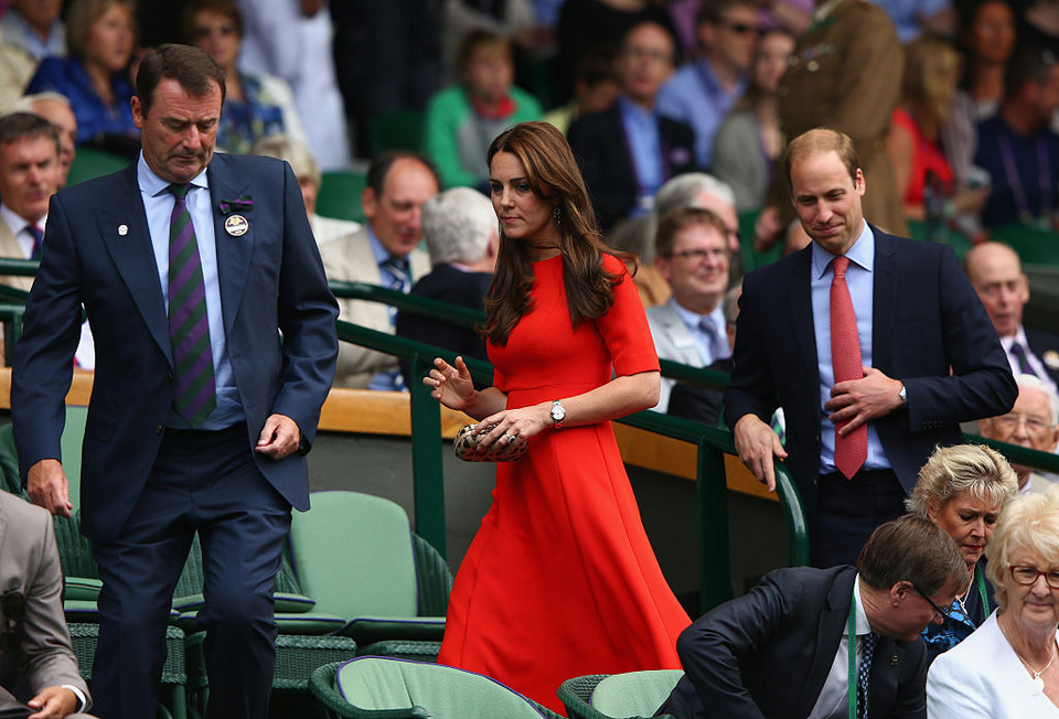 Wimbledon 2015: Kate Middleton i książę William