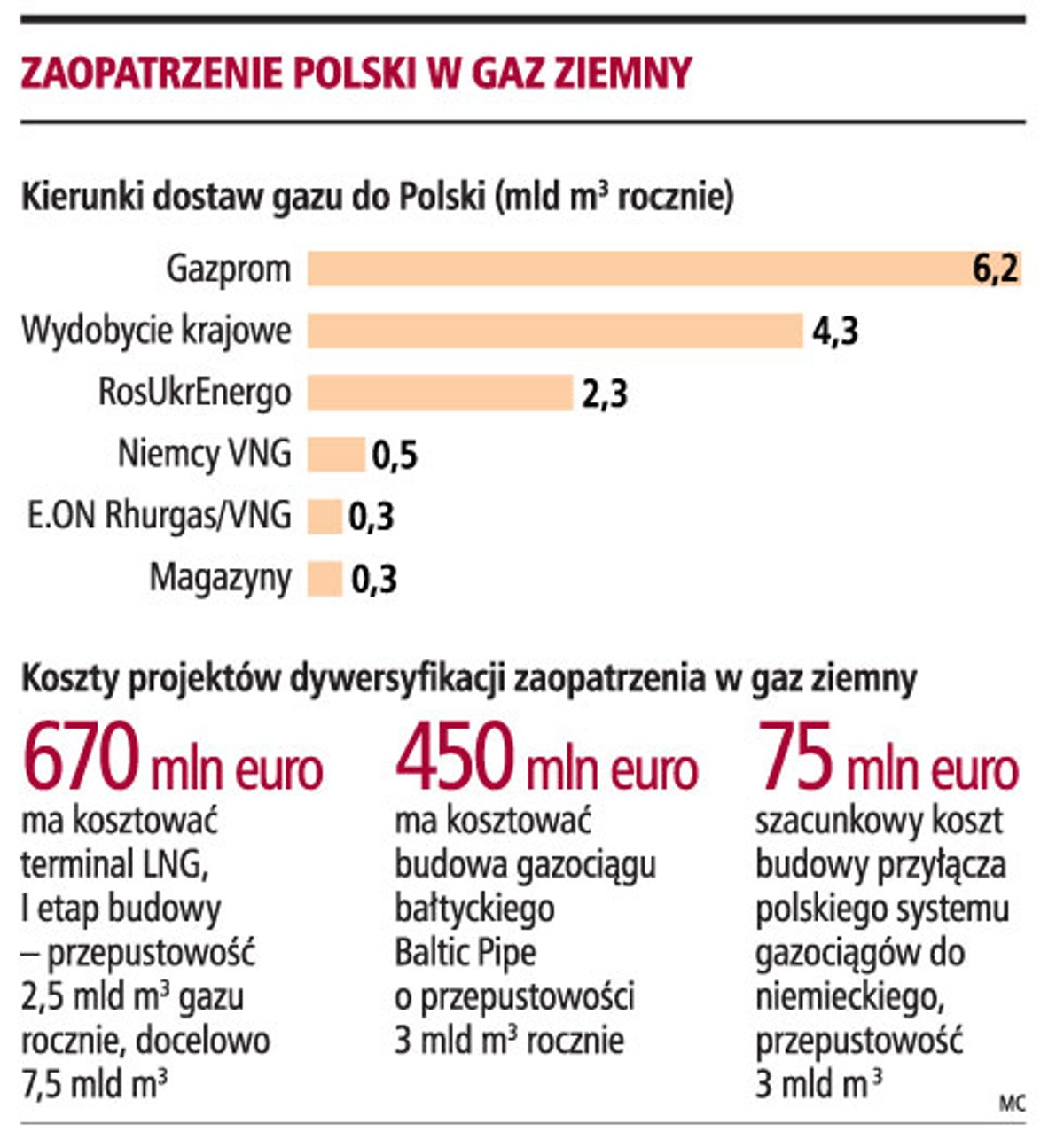 Zaopatrzenie Polski w gaz ziemny