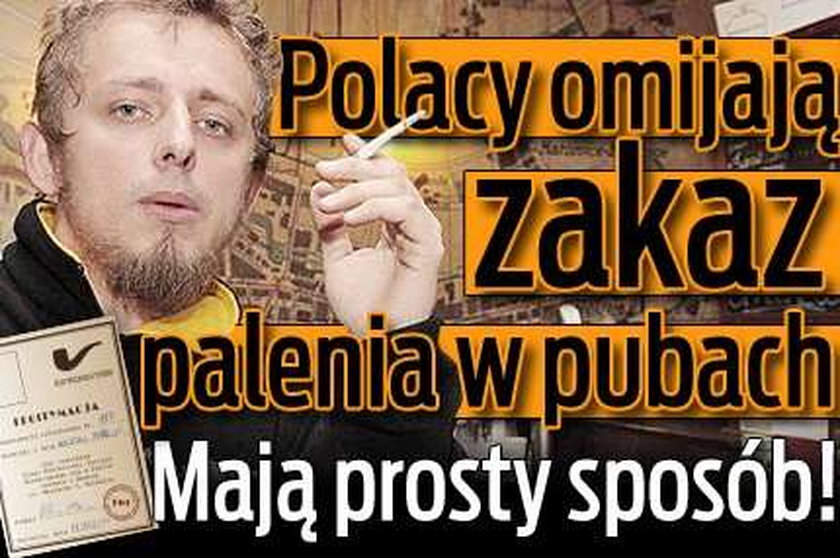 Tak Polacy omijają zakaz palenia w pubach