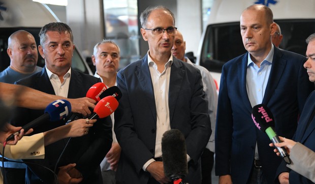Macut i Lončar obilaze završne radove na Hitnoj pomoći