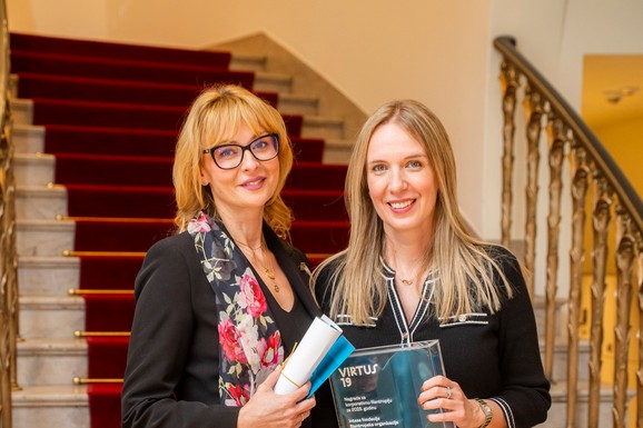 Peto VIRTUS priznanje za Banca Intesa: Nagrada za korporativnu filantropiju kao potvrda doprinosa dugoročnom razvoju zajednice