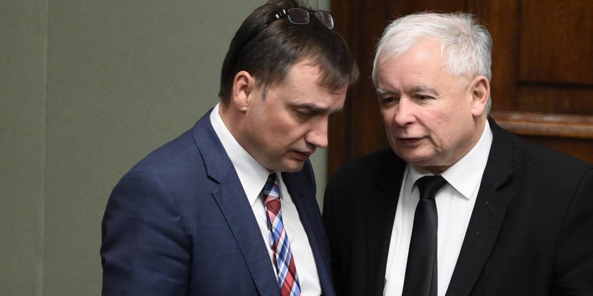 Zbigniew Ziobro i Jarosław Kaczyński