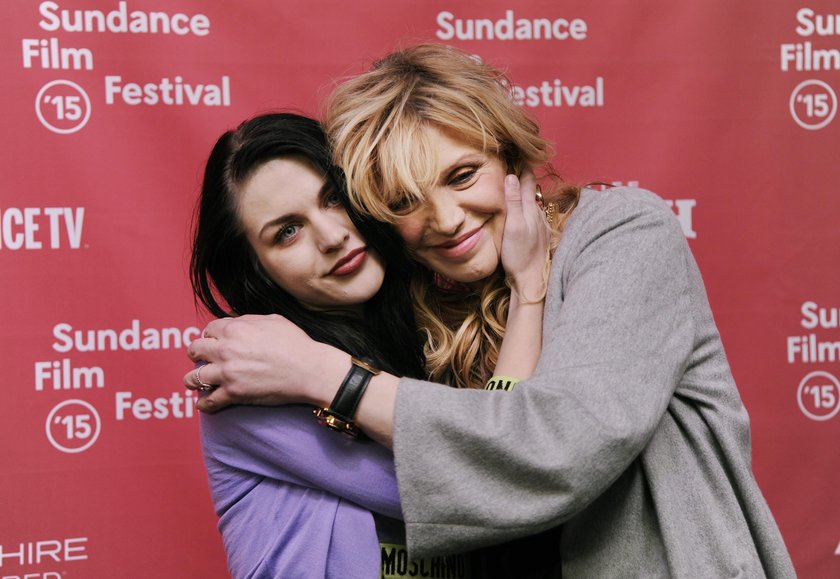 Courtney Love z córką Frances Bean Cobain