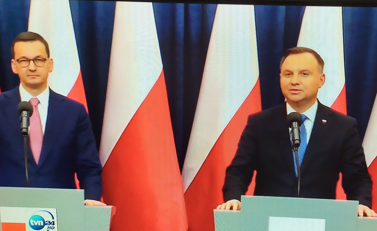 Andrzej Duda i Mateusz Morawiecki
