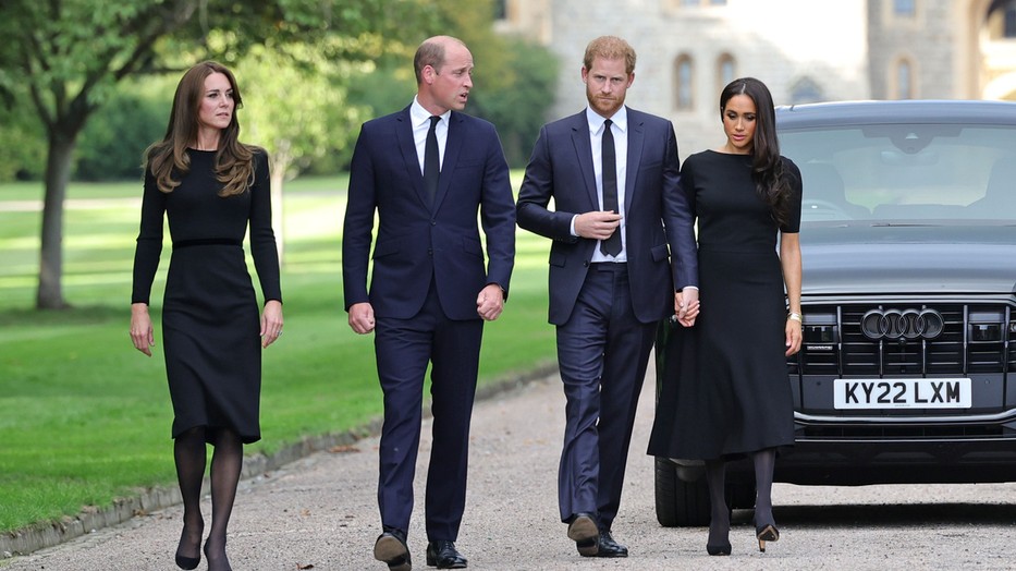 Katalin hercegné, Vilmos herceg, Harry herceg és Meghan hercegné / Fotó: Northfoto