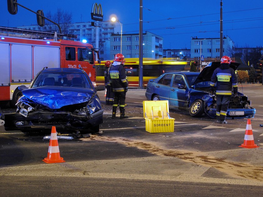 Łódź. Wypadek na Retkini