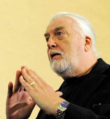 Jon Lord przed koncertem z węgierską Gyoer Philharmonic Orchestra – 24 marca 2010