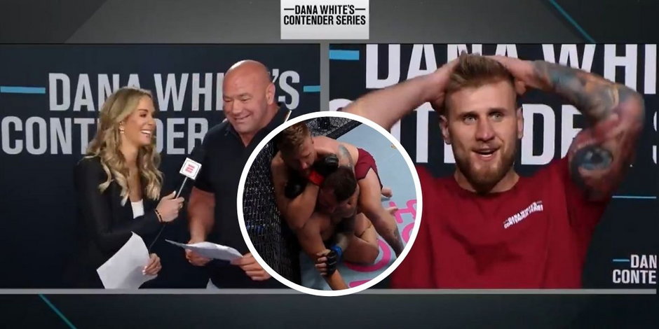 Łukasz Brzeski zdobywa kontrakt UFC na gali Dany White’a! (WIDEO)