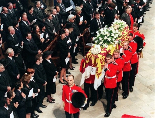 DIANA - FUNERAL - WESTMINSTER