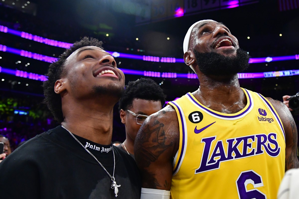 Bronny James i LeBron James