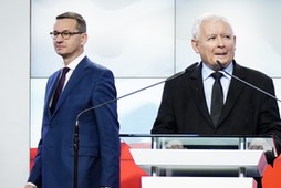 Mateusz Morawiecki i Jarosław Kaczyński