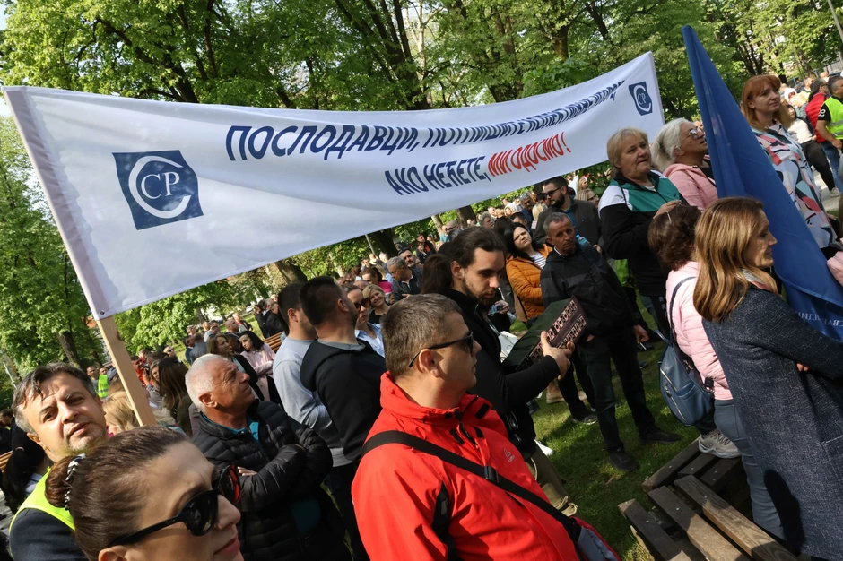 Radnički protest u Banjaluci