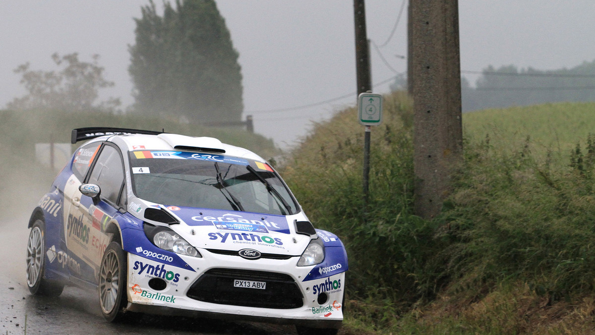 Michał Sołowow (Ford Fiesta RRC) uzyskał najlepszy czas na trasie ostatniego odcinka specjalnego rozegranego w Belgii Geko Ypres Rally, szóstej rundy rajdowych mistrzostw Europy. Odcinek został jednak przerwany po pożarze Forda Fina Mikko Pajunena.