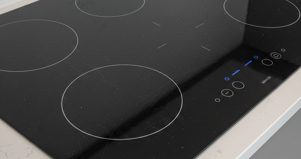 Jemné škrabance na indukčnej doske.