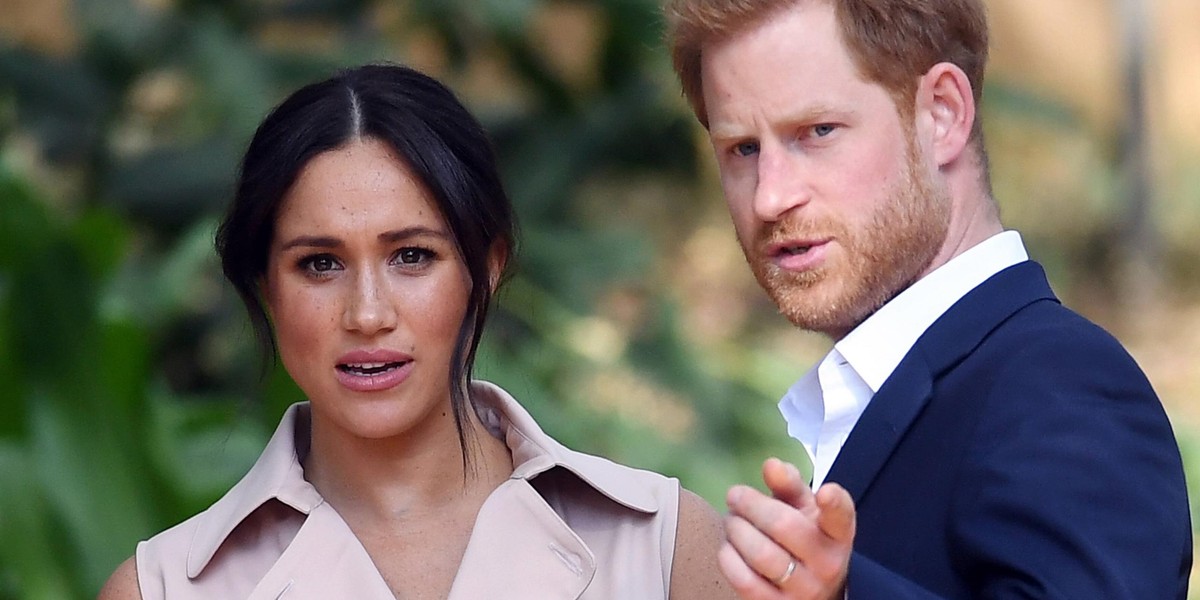  Meghan Markle i książę Harry.