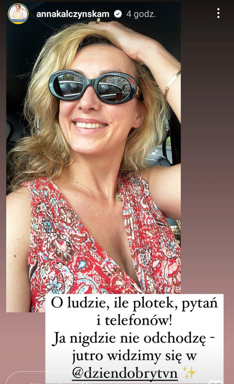 Anna Kalczyńska (screen: Instagram)