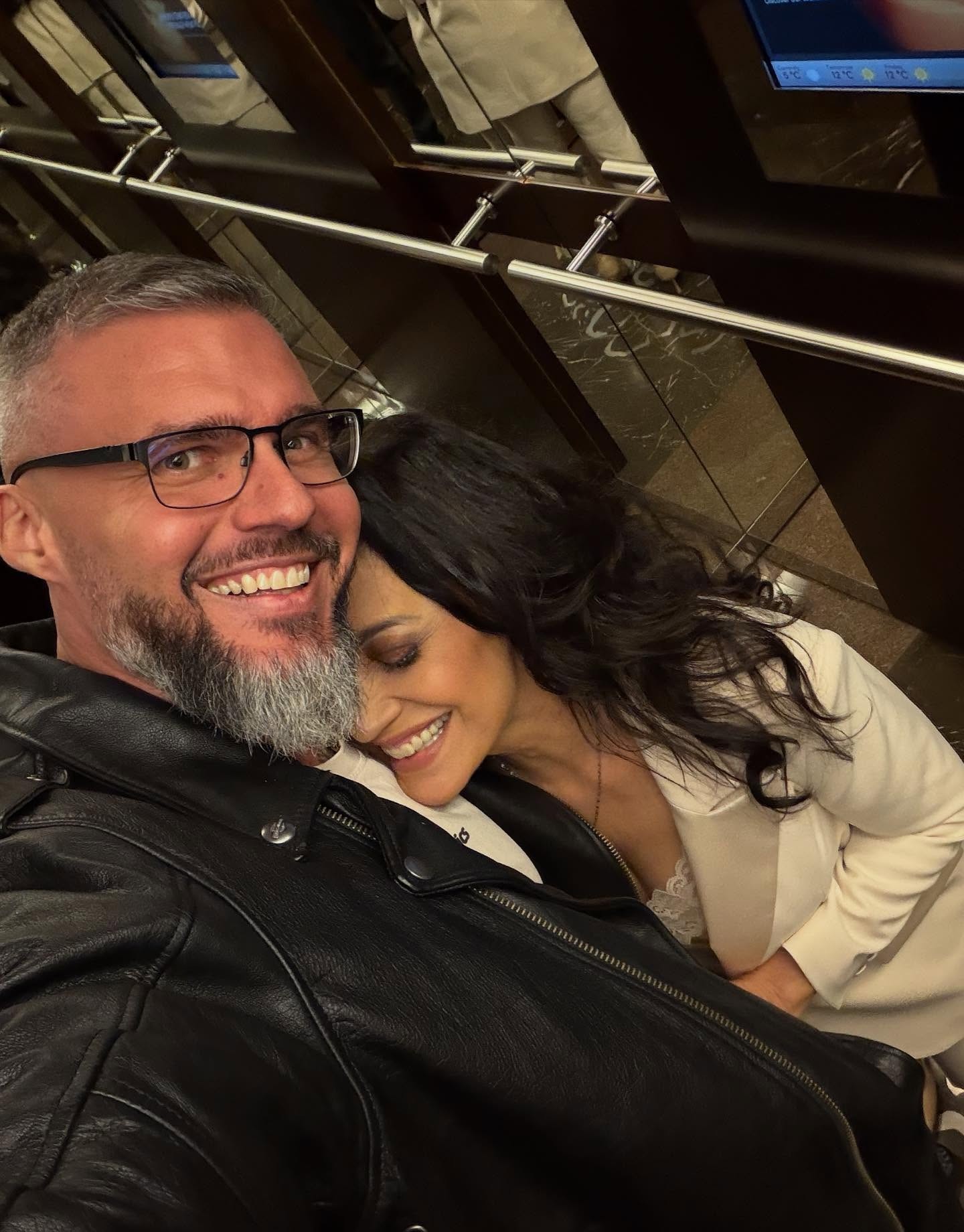 Speváčka Lucie Bílá a Radek Filipi.