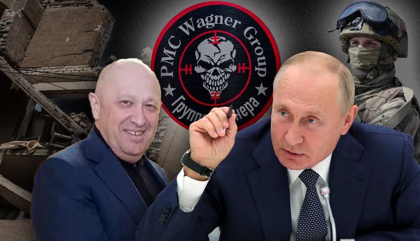 Jevgenij Prigožin i Vladimir Putin