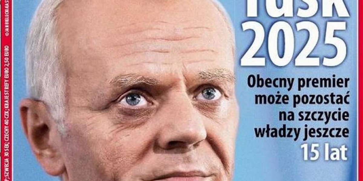 Oto twarz Tuska w 2025 roku. Według "Polityki" będzie wtedy...