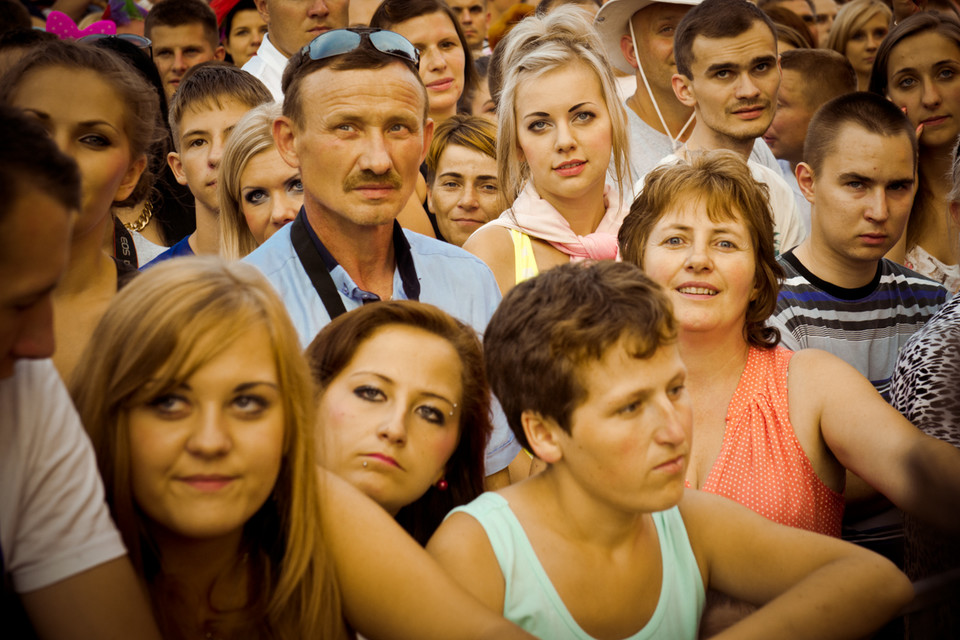 Ostróda 2014: 19. Ogólnopolski Festiwal Muzyki Tanecznej - publiczność