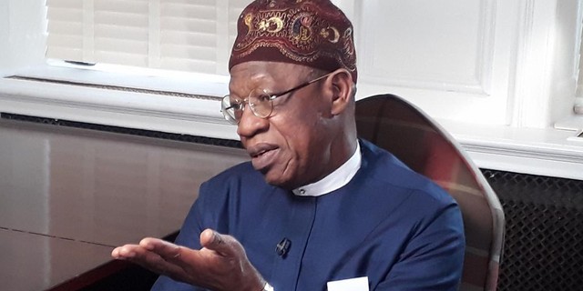 Minister of Information and Culture, Lai Mohammed [DW]