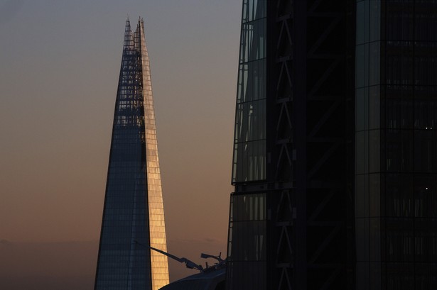 Wieżowiec Shard Tower w Londynie, Wielka Brytania, 28.10.2014