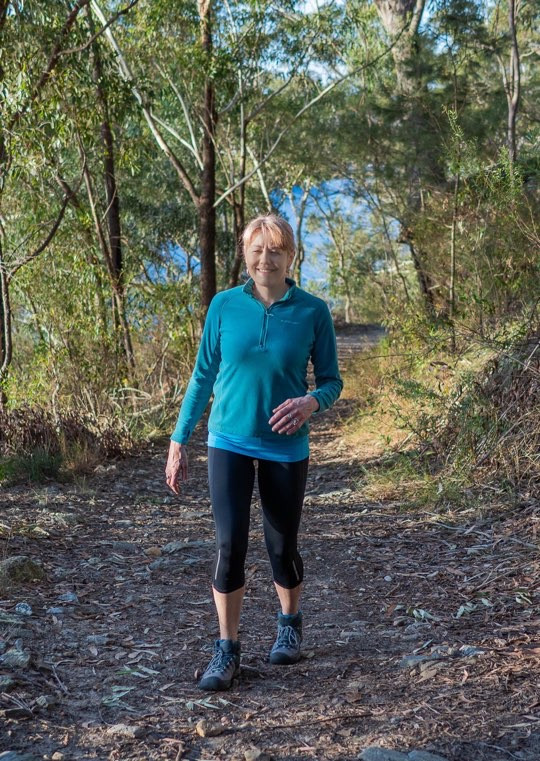 Dr Urszula Carr uwielbia jogging w pobliskim buszu