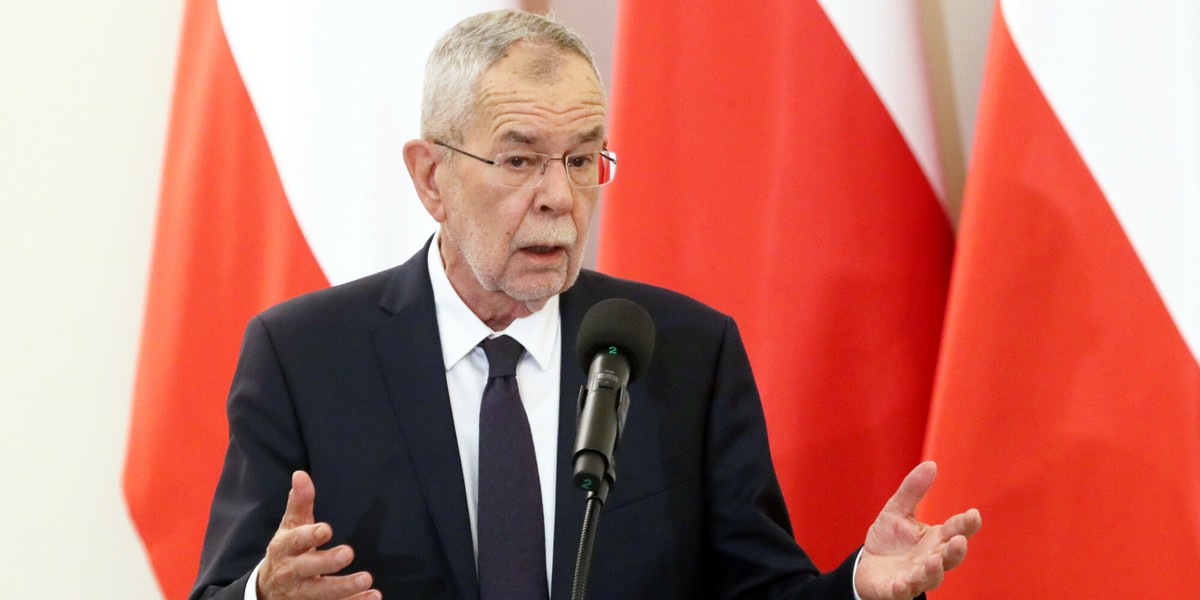 Prezydent Republiki Austrii Alexander Van der Bellen z oficjalna wizyta w Polsce w 2021 r.