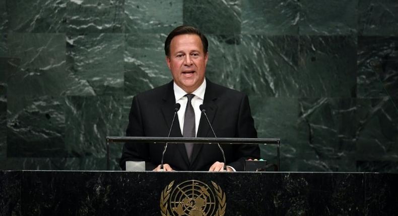 Panama?s President Juan Carlos Varela Rodiguez, seen in September 2016, has asked the head of his country's supreme court to evaluate Dutch journalist Okke Ornstein's case, while stressing that the tribunal was independent