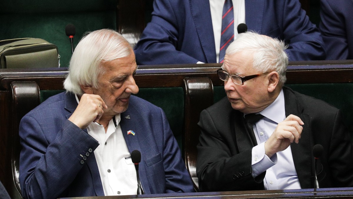 Ryszard Terlecki i Jarosław Kaczyński